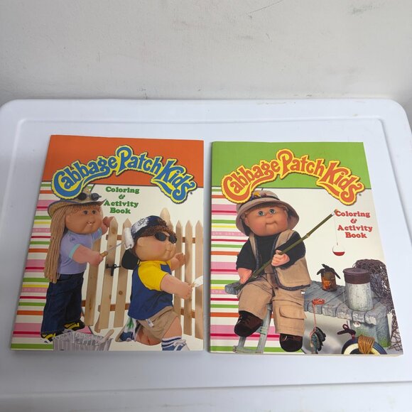 Lot of 2 Cabbage Patch Kids Coloring & Activity Books 2003 UNUSED NEW - Picture 1 of 6